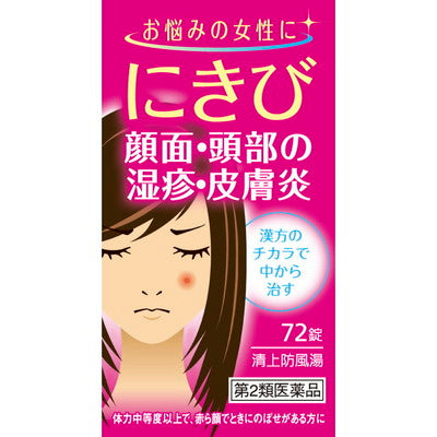 【第2類医薬品】清上防風湯エキス錠（セイジョウボウフウトウ)72錠