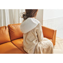 e 热水袋带 SHIZUKU 无线华夫格毛皮 连续使用时间约 2-3 小时 白色 AEY-B50-WH 1 件