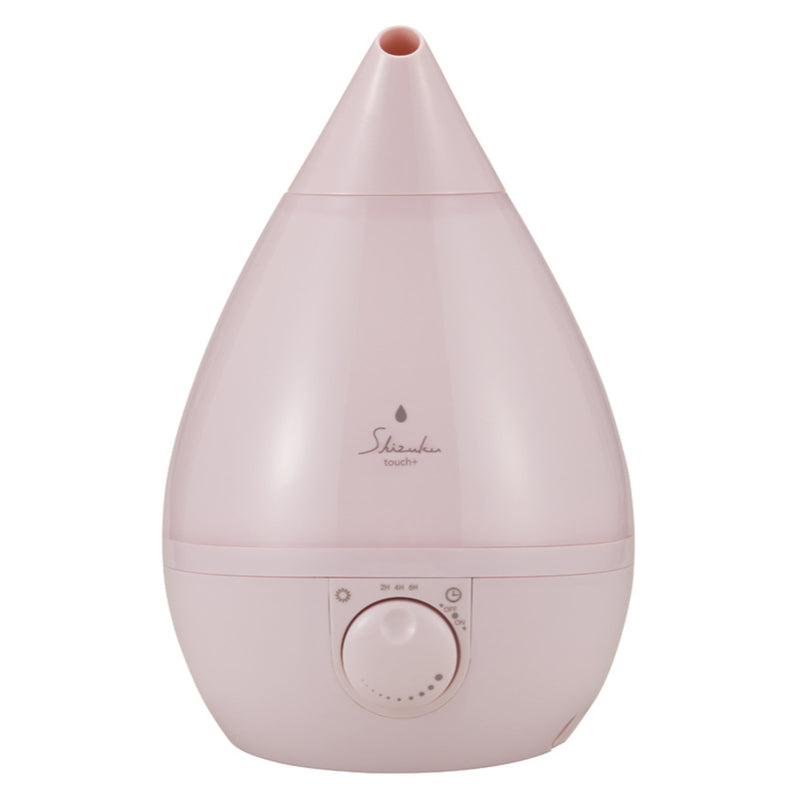 Ultrasonic aroma humidifier SHIZUKU touch+ 3.3L touch panel operation LED lighting Dull pink AHD-023-PK