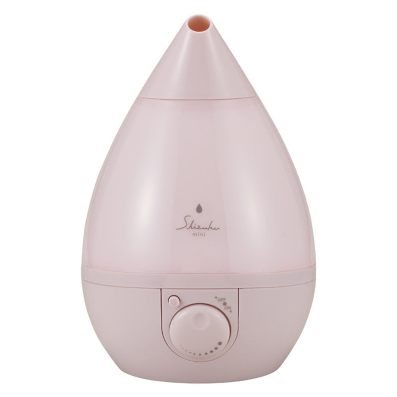 超音波式アロマ加湿器 SHIZUKU mini 1.5L LED照明 ダスティピンク AHD-043-PK 1台