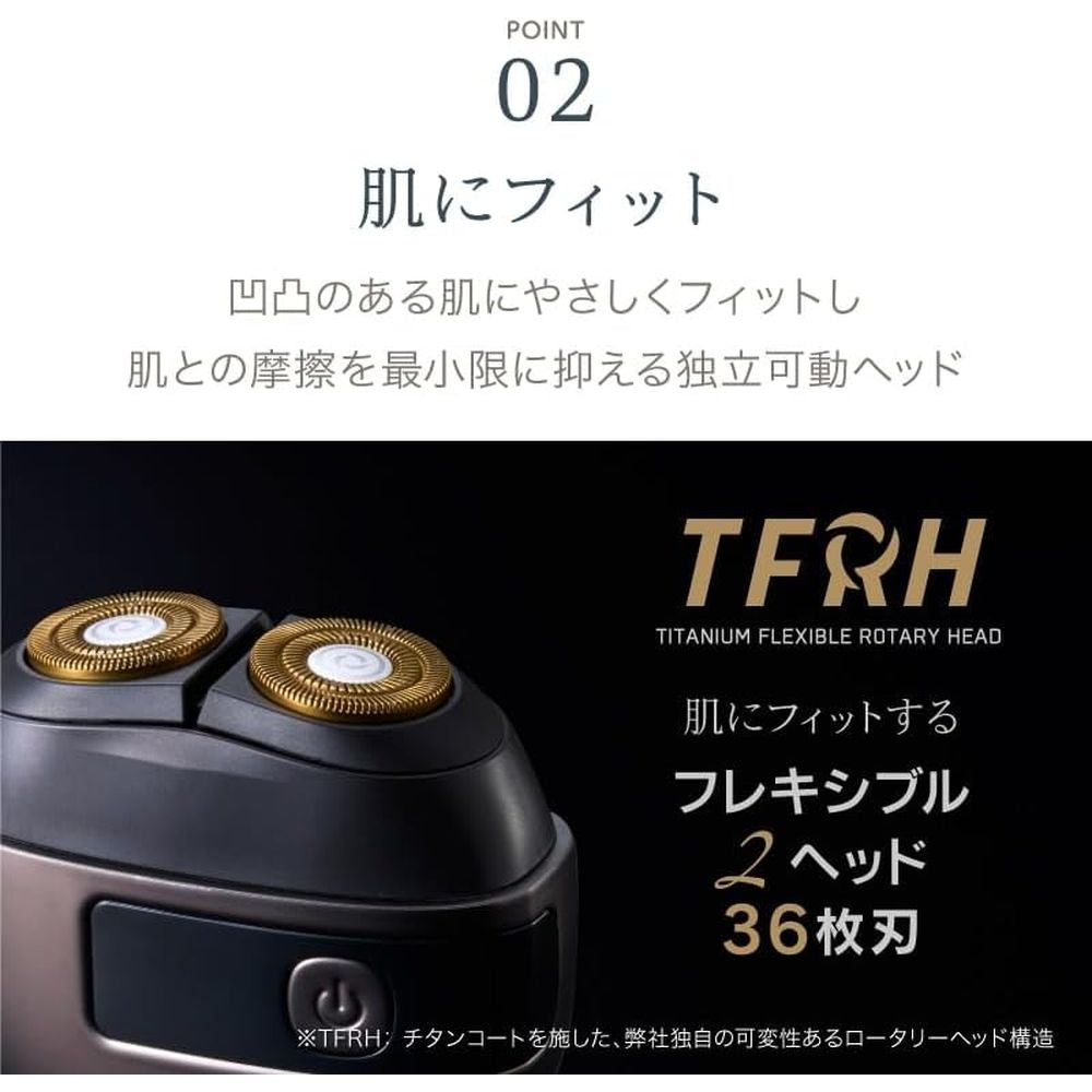 アピックス 2ヘッドシェーバー ASV-B02-GY 1台