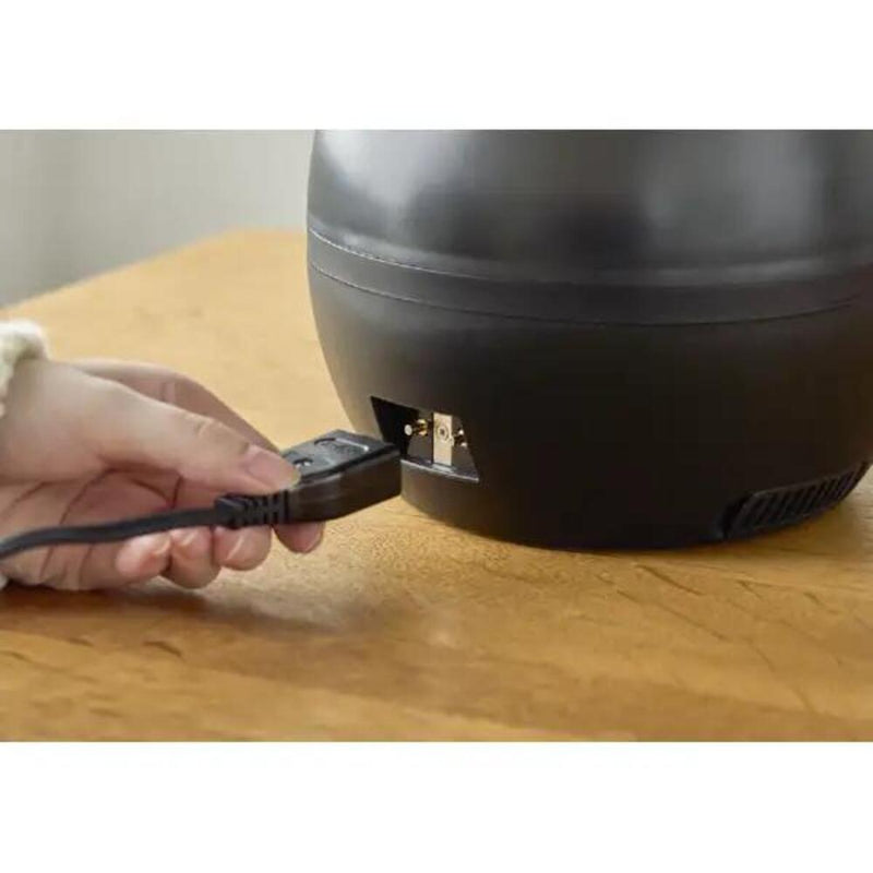 スチームファン式アロマ加湿器 SHIZUKU ASZ-240-BK ブラック 1台