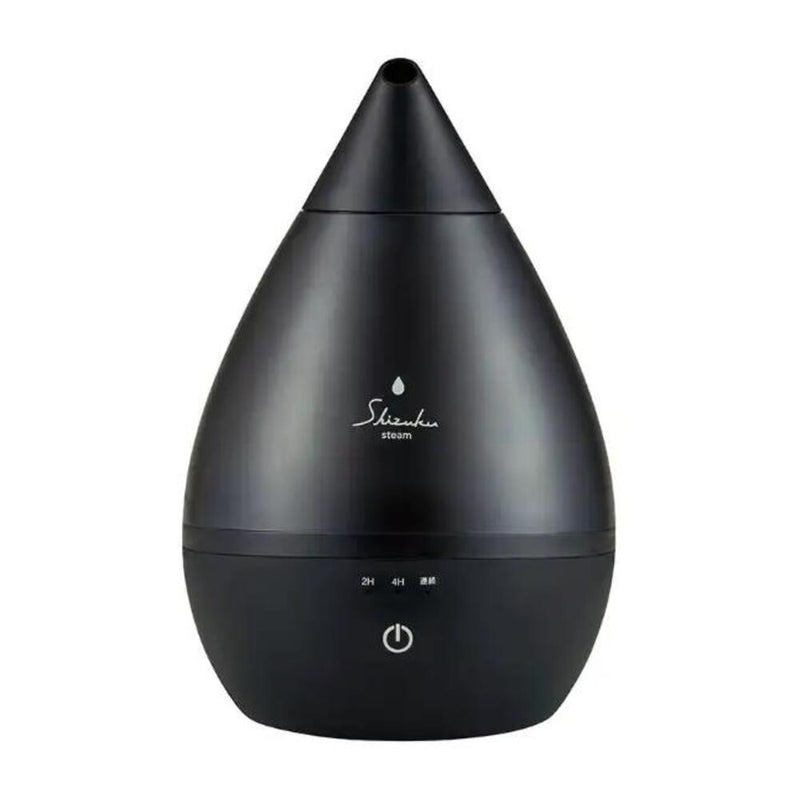 スチームファン式アロマ加湿器 SHIZUKU ASZ-240-BK ブラック 1台