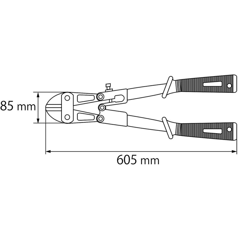 エビ ボルトクリッパー 600mm メーカー直送 ▼返品・キャンセル不可【他商品との同時購入不可】