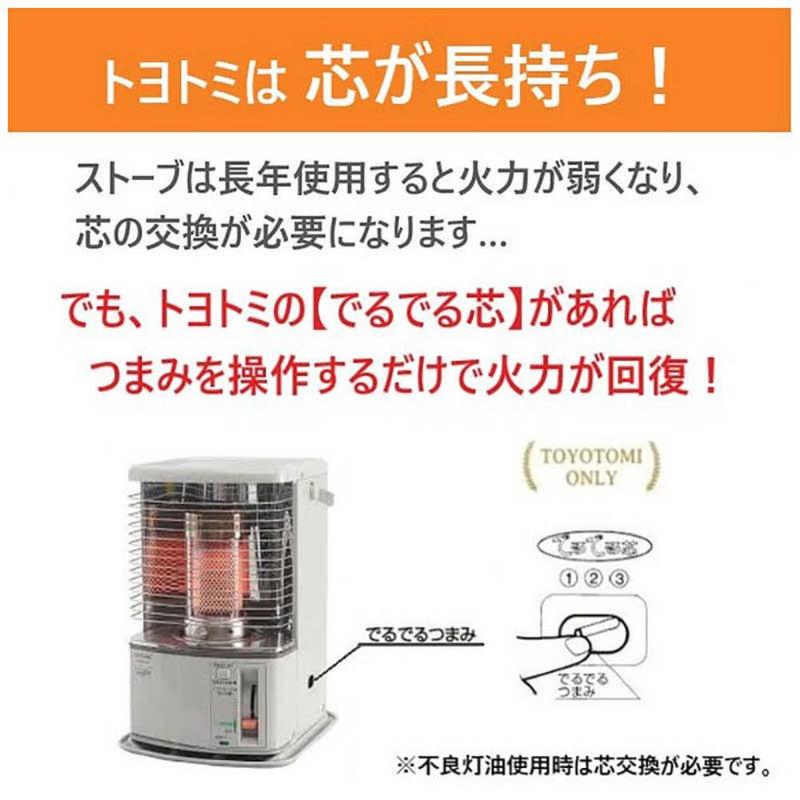 トヨトミ 反射型 石油ストーブ RS-H2924W ハンドル付き 【直送品