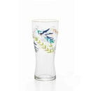 アデリア プレミアムニッポンテイスト 吉祥花鳥 ビアグラス 燕と柳 1個