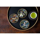 アデリア プレミアムニッポンテイスト 吉祥花鳥 丸皿 雀と南天 1個