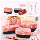 たつみや 布貼小判弁当 大 ピンク桜うさぎ