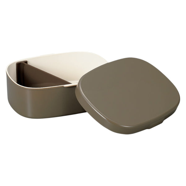 たつみや さっと洗えるお弁当箱 L 900 グレー