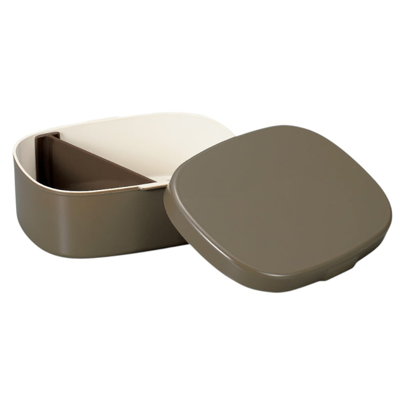 たつみや さっと洗えるお弁当箱 L 900 グレー