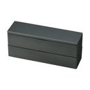 たつみや メンズスリム2段弁当 メタリックブラック