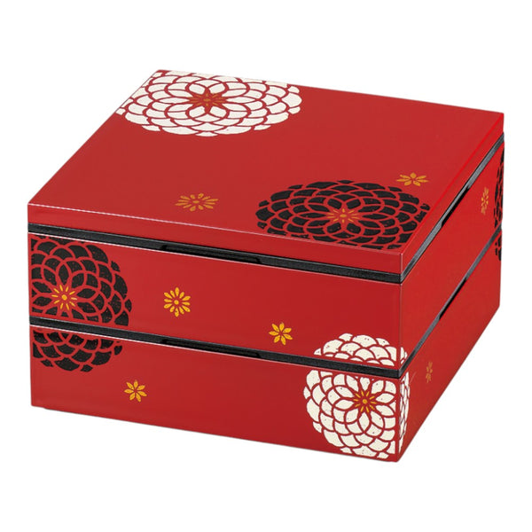 たつみや 角二段オードブル重 百華 赤 19．5