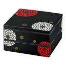 たつみや 角二段オードブル重 百華 黒 19．5