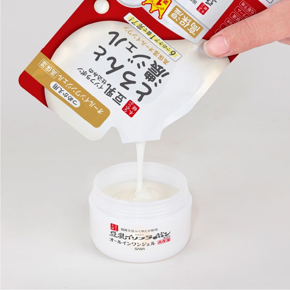 サナ とろんと濃ジェル エンリッチ オールインワンジェル クリーム つめかえ用 サナ なめらか本舗 豆乳イソフラボン とろんと濃ジェルエンリッチ