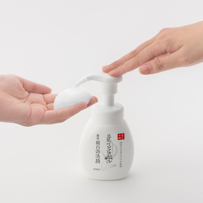 [医药部外品] 常盘药品工业 Sana Nameraka 本铺 药用纯白泡沫洗面奶 200ml