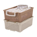 伊勢藤 フリーバスケット  M ベージュ