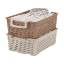 伊勢藤 フリーバスケット  M ベージュ