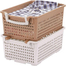 伊勢藤 フリーバスケット S アイボリー