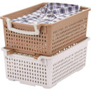 伊勢藤 フリーバスケット S ベージュ