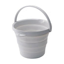 伊勢藤 ソフトバケツ 8型 グレー