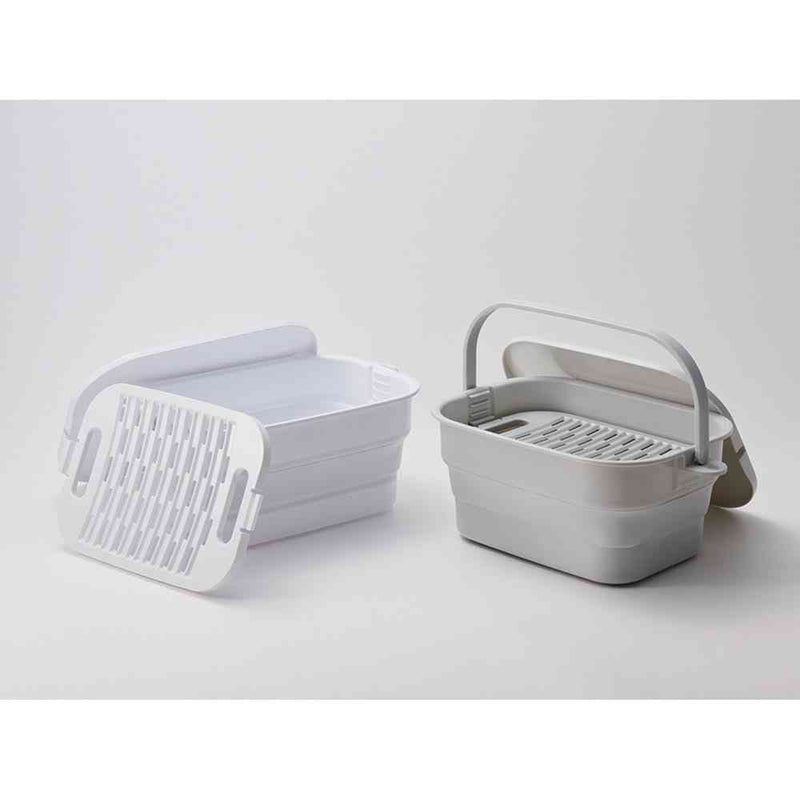 伊勢藤 折りたためるつけ置き洗いバケツ I-617