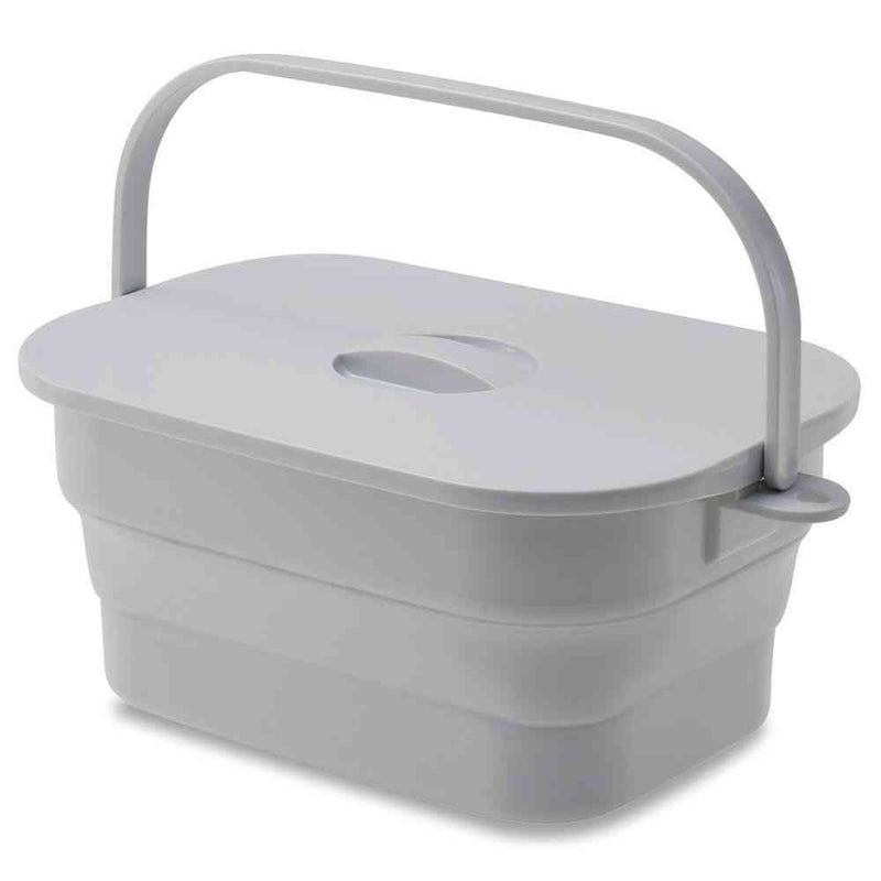 伊勢藤 折りたためるつけ置き洗いバケツ I-617
