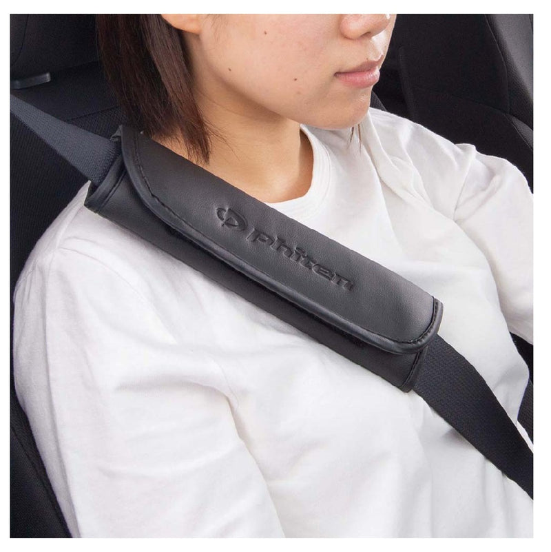 Bonform BONFORM Phiten leather seat belt pad 7426-16BK