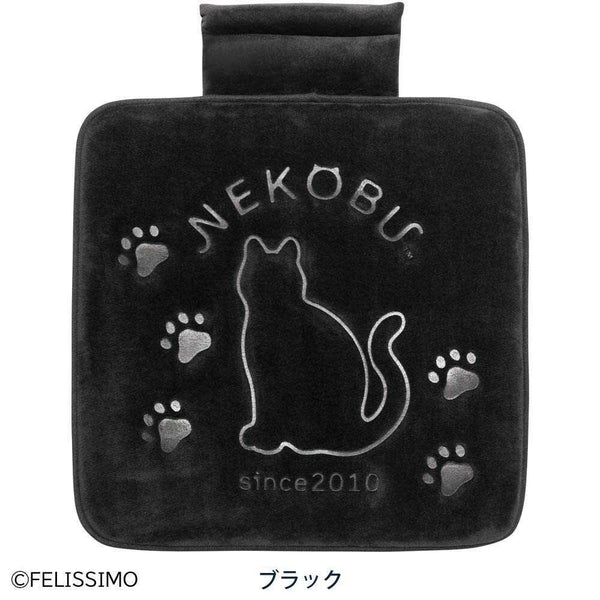 ボンフォーム FN猫シルエットシングルクッション ブラック 5792-02BK 1枚