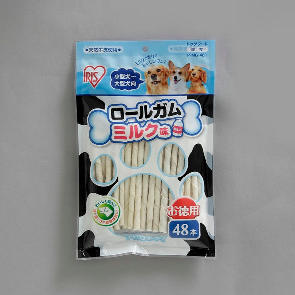 アイリスオーヤマ ロールガムミルク味 48本