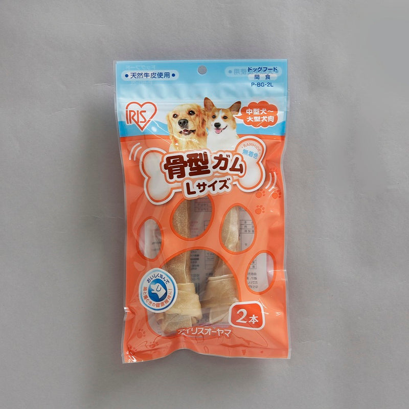 アイリスオーヤマ 骨型ガムL 2本