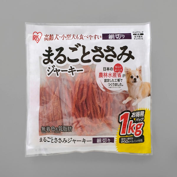 アイリスオーヤマ まるごとささみジャーキー細切り 1kg