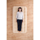 100353 電動エアーベッド シングル アイボリー EABS メーカー直送 ▼返品・キャンセル不可【他商品との同時購入不可】