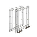 アイリスオーヤマ コンビネーションサークル用左右連結セット ウォールナット