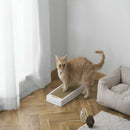 アイリスオーヤマ ダストレス猫の爪とぎスリム ホワイト