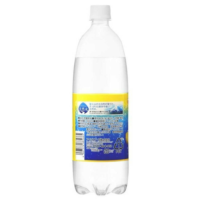 ◆アイリスフーズ 富士山の強炭酸水 レモン 1L