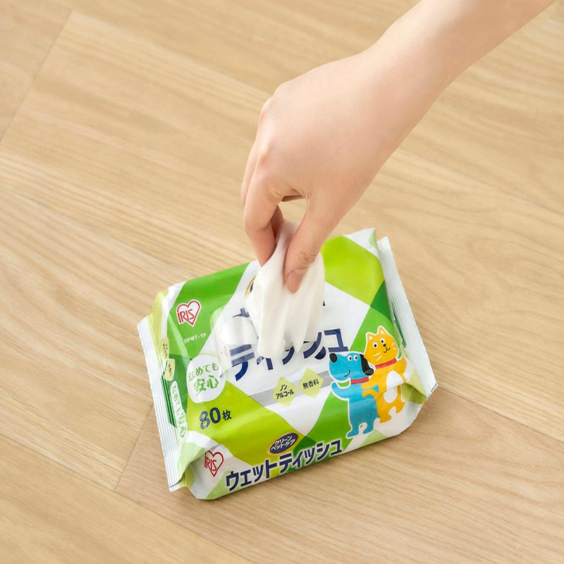 アイリスオーヤマ ペット用ウェットティッシュ 1P