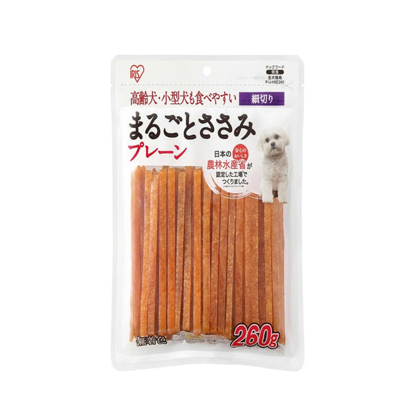 アイリスオーヤマ まるごとささみジャーキー細切り プレーン 260g