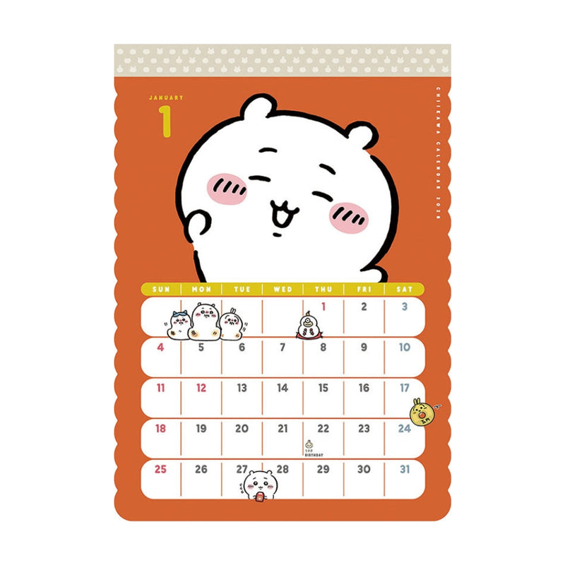 トライエックス ちいかわ ダイカット 2026年 カレンダー▼返品不可