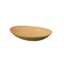 カノー EARTH COLOR 抗菌 カレーパスタ皿 オリーブ 1個