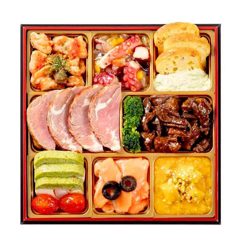 ◆和洋中おせち 華の集 和洋中 三段重 3〜4人前 32品目 メーカー直送 ▼返品・キャンセル不可【他商品との同時購入不可】