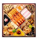 ◆和洋中おせち 招福の宴 和洋中 三段重 4〜5人前 50品目 メーカー直送 ▼返品・キャンセル不可【他商品との同時購入不可】