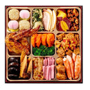 ◆和洋中おせち 招福の宴 和洋中 三段重 4〜5人前 50品目 メーカー直送 ▼返品・キャンセル不可【他商品との同時購入不可】