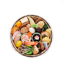 ◆京菜味のむら 花籠 二段 京おせち 1段×2組　1組当り31品目 メーカー直送 ▼返品・キャンセル不可【他商品との同時購入不可】