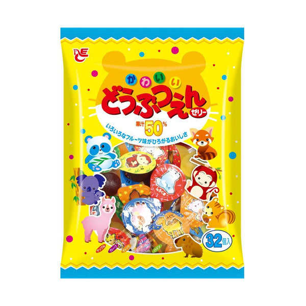 ◆エースベーカリー どうぶつえんゼリー 32個