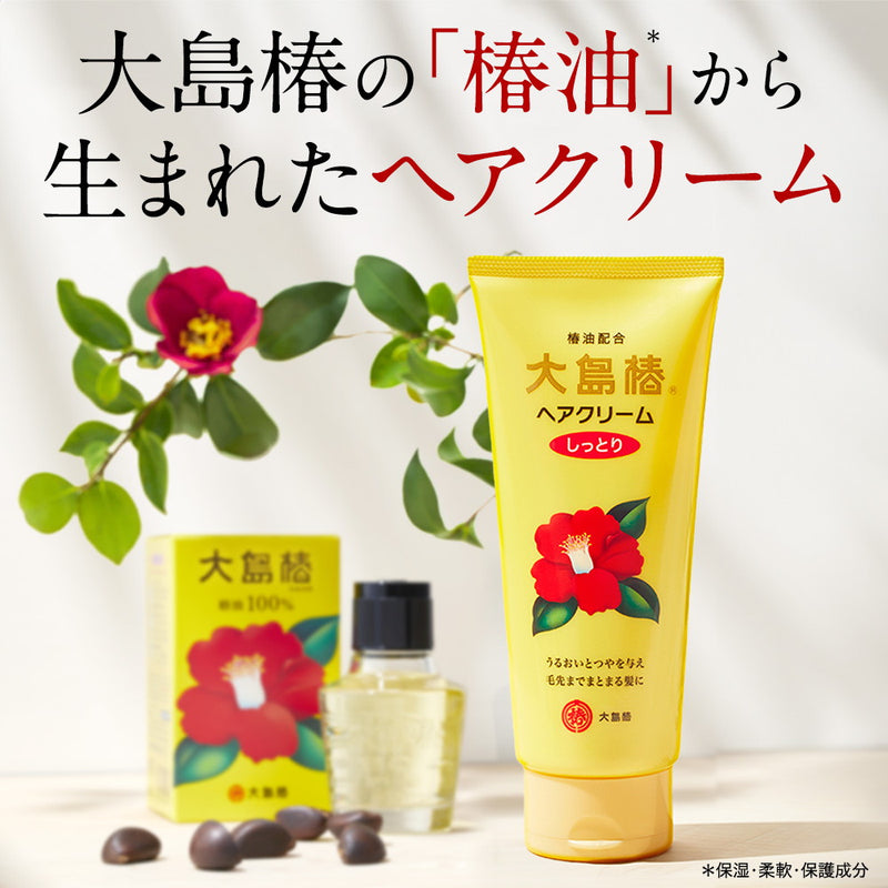 Oshima Tsubaki Hair Cream Moist 160g