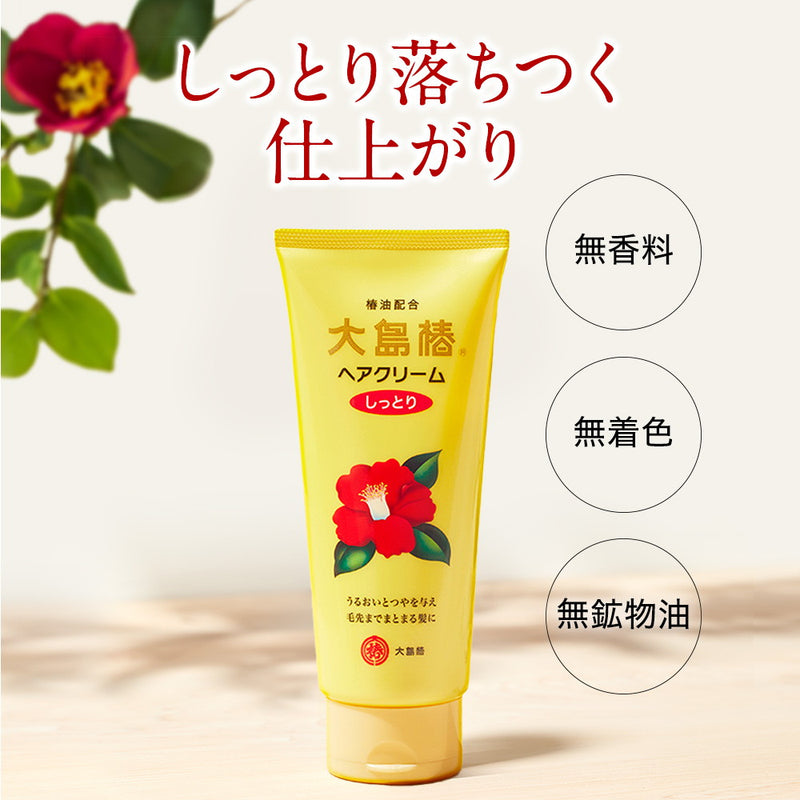 Oshima Tsubaki Hair Cream Moist 160g