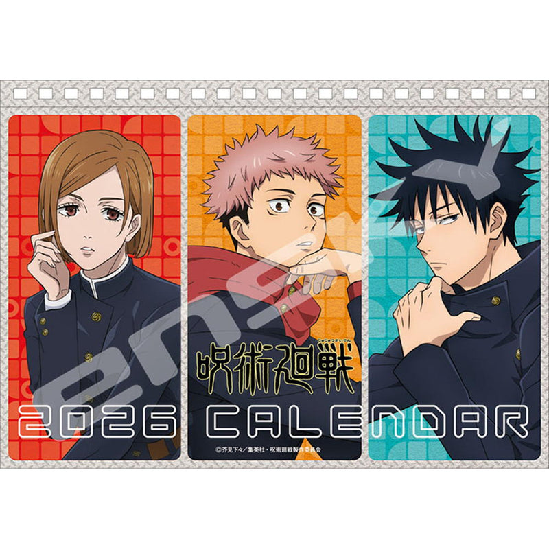 トライエックス 卓上 TVアニメ「呪術廻戦」 2026年 カレンダー▼返品不可