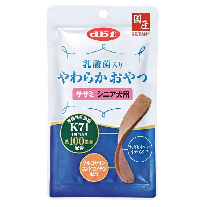 デビフペット 乳酸菌入り やわらかおやつ ササミシニア犬用 40g