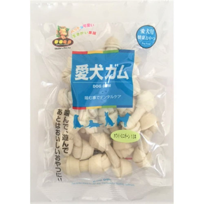 マルジョー＆ウエフク GO愛犬 ガム ホワイト ミニボーン 13本