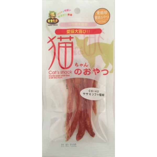 マルジョー＆ウエフク 猫ちゃんのおやつササミソフト極細 15g